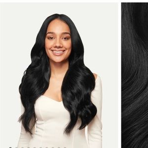 Luxy hair 220g 20 inch hair extensions jet black